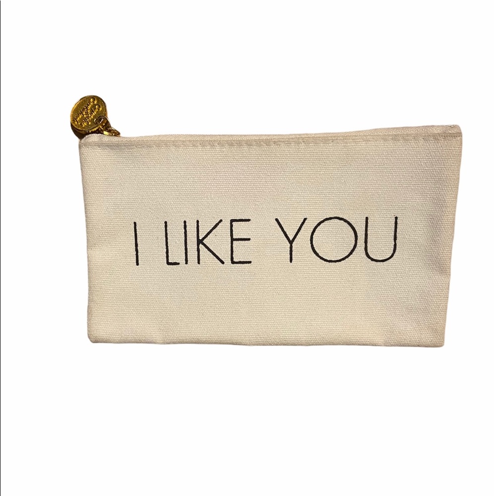2x HP! Cupcakes & Cartwheels cream canvas pouch.